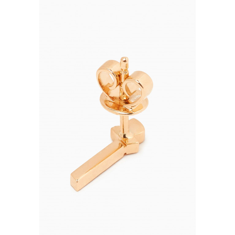 HIBA JABER - Arabic Initial Single Earring - Letter "A" in 18kt Yellow Gold