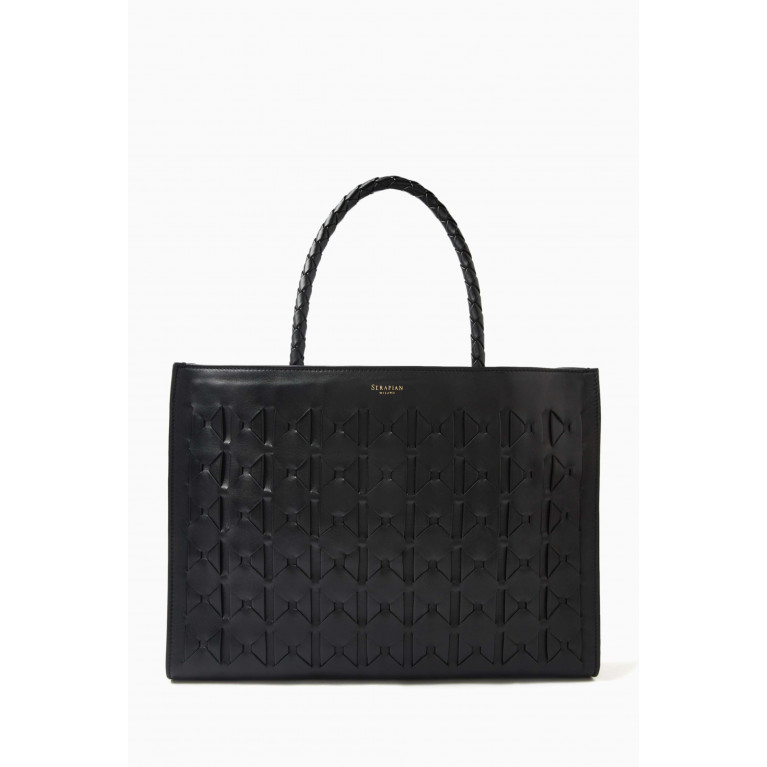 Serapian - 1928 Soft Tote Bag in Mosaico Leather