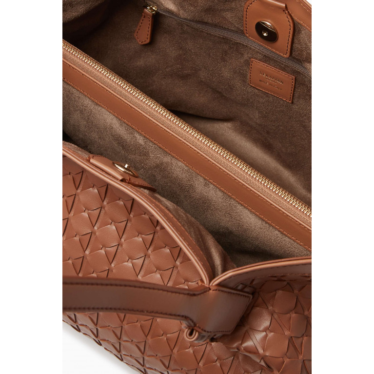 Serapian - Small Secret Tote Bag in Mosaico Leather