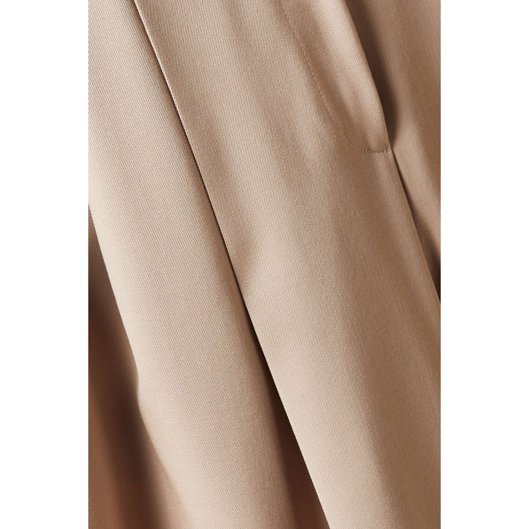 The Attico - Gary Oversized Pants in Wool Neutral
