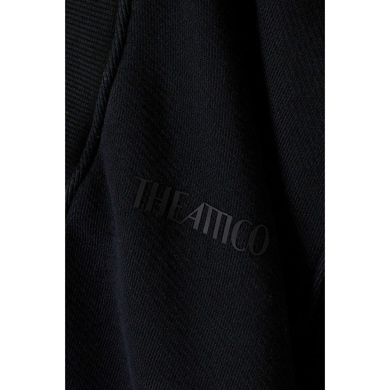 The Attico - Cropped Sweatshirt in Fleece