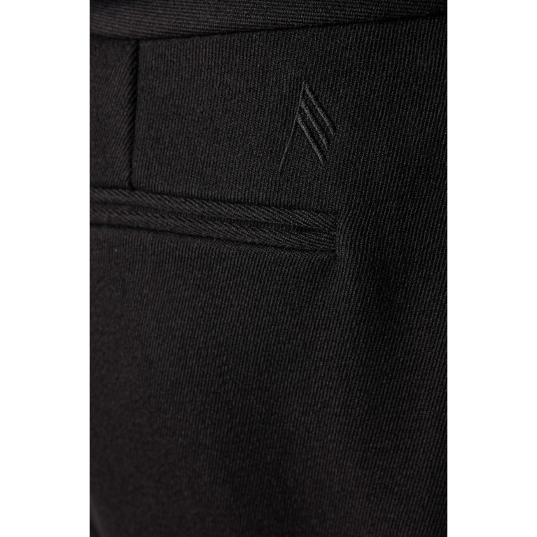 The Attico - Tailored Pants in Wool-blend Black