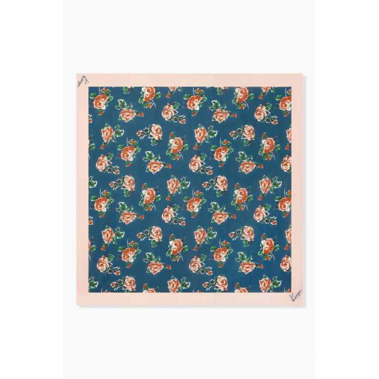 Kenzo - Kenzo Roses Square Scarf in Cotton
