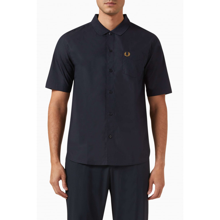 Fred Perry - Logo-embroidered Shirt in Cotton-blend
