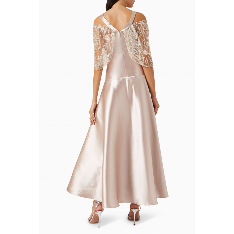 Alize - Embellished Dress in Satin