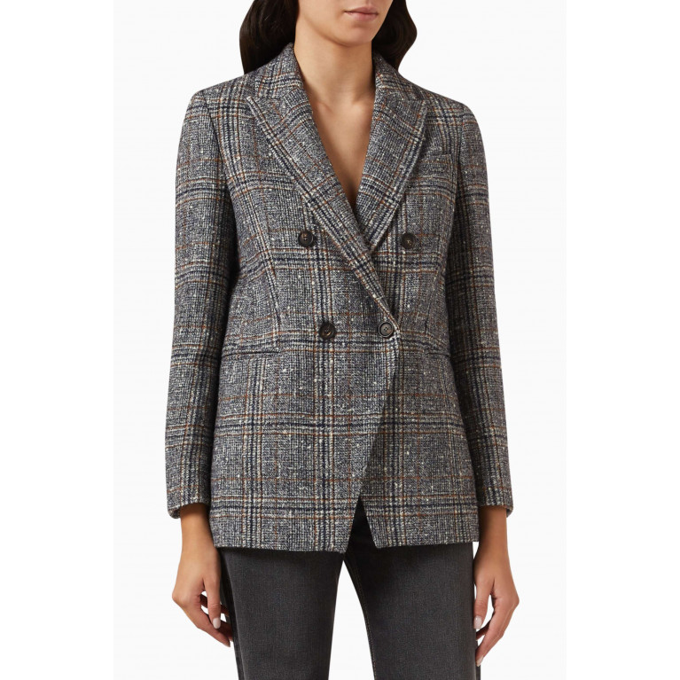 Brunello Cucinelli - Double-breasted Jacket in Wool-blend