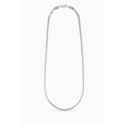 Emanuele Bicocchi - Essential Cuban Chain Necklace in Sterling Silver