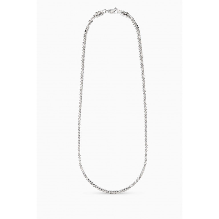 Emanuele Bicocchi - Essential Cuban Chain Necklace in Sterling Silver