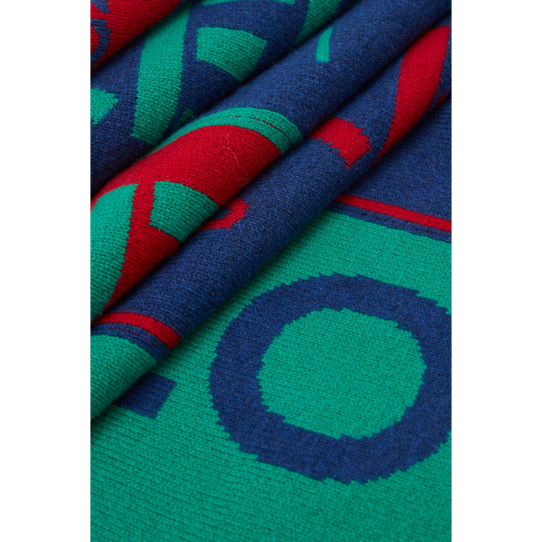 Kenzo - Blanket Stole in Wool Blend