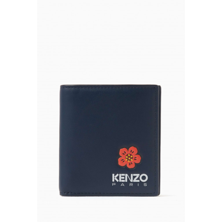 Kenzo - Crest Foldable Wallet in Leather