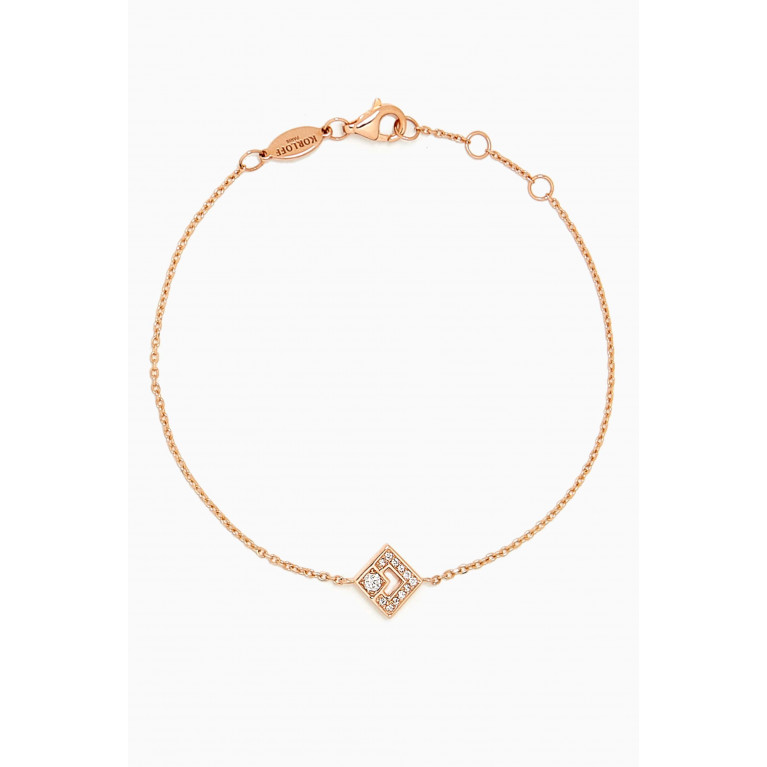 Korloff - Eclat Diamond Bracelet in 18kt Rose Gold