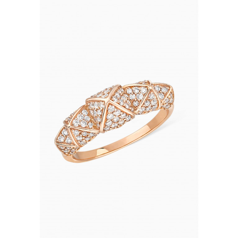 Korloff - Korlove Diamond Ring in 18kt Rose Gold