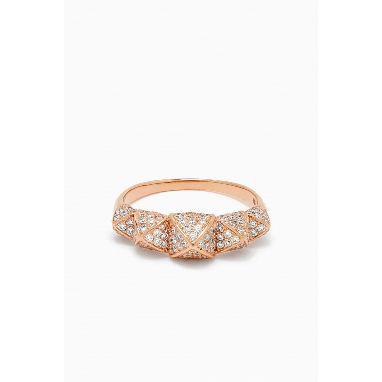 Korloff - Korlove Diamond Ring in 18kt Rose Gold