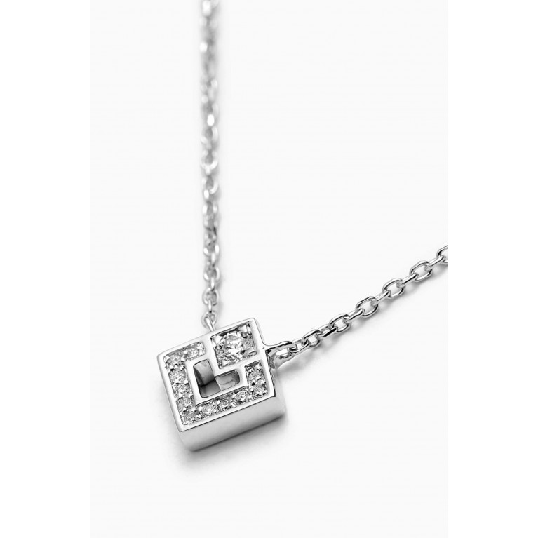 Korloff - Eclat Diamond Necklace in 18kt White Gold