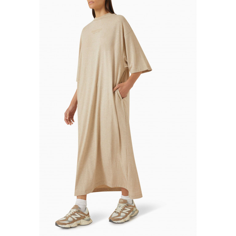 Fear of God Essentials - Essentials 3/4 Sleeve Maxi Dress in Cotton-jersey