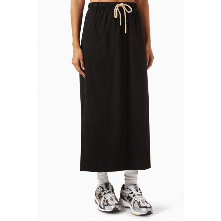 Fear of God Essentials - Drawstring Midi Skirt in Jersey