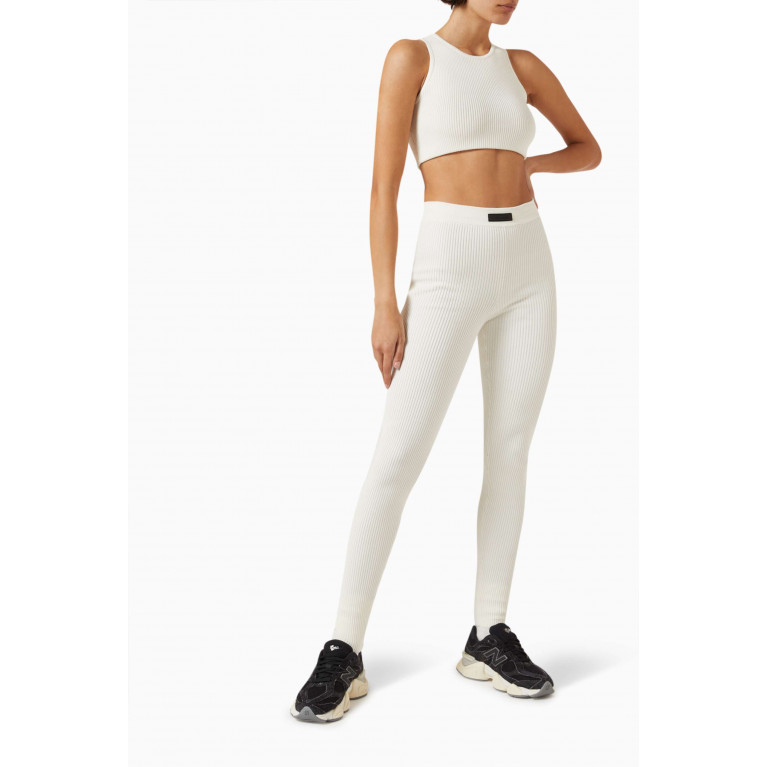 Fear of God Essentials - Ribbed Leggings in Cotton-blend