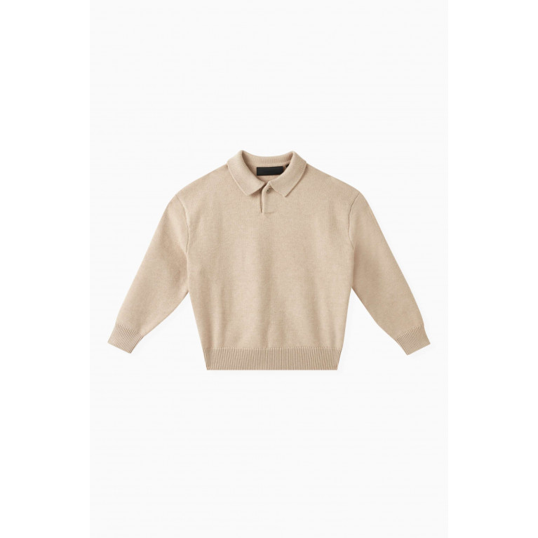 Fear of God Essentials - Polo Shirt in Nylon-blend Knit