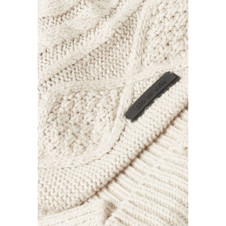 Fear of God Essentials - Cable-knit Hoodie