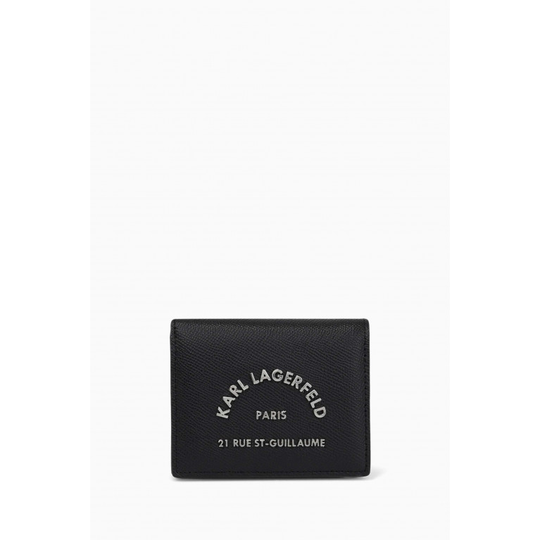 Karl Lagerfeld - RSG Logo Plaque Bi-fold Wallet