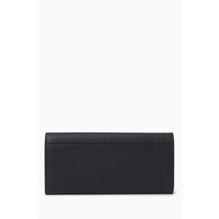 Karl Lagerfeld - RSG Logo Plaque Continental Wallet in Leather