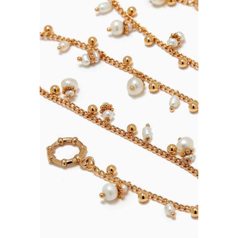 Gas Bijoux - Tangerine Pearl Choker Necklace