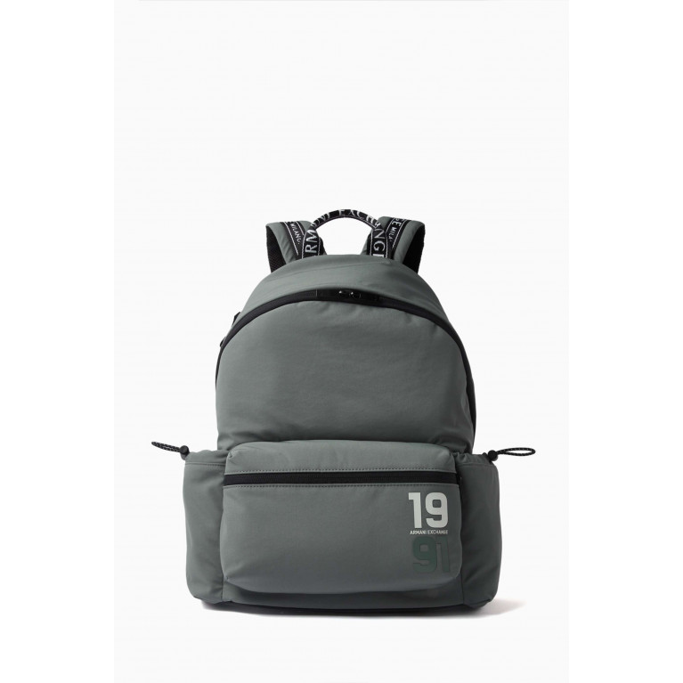 Armani Exchange - 1991 Zipped Backpack in Nylon
