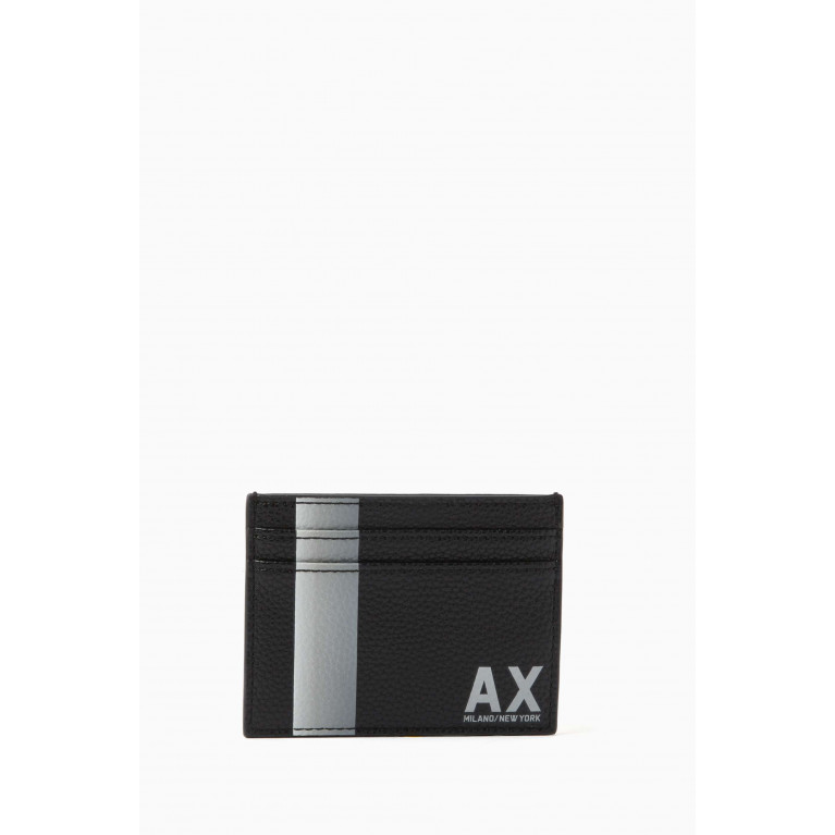 Armani Exchange - AX Logo Card Holder Black