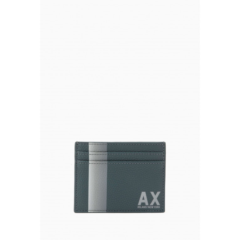 Armani Exchange - AX Logo Card Holder Green