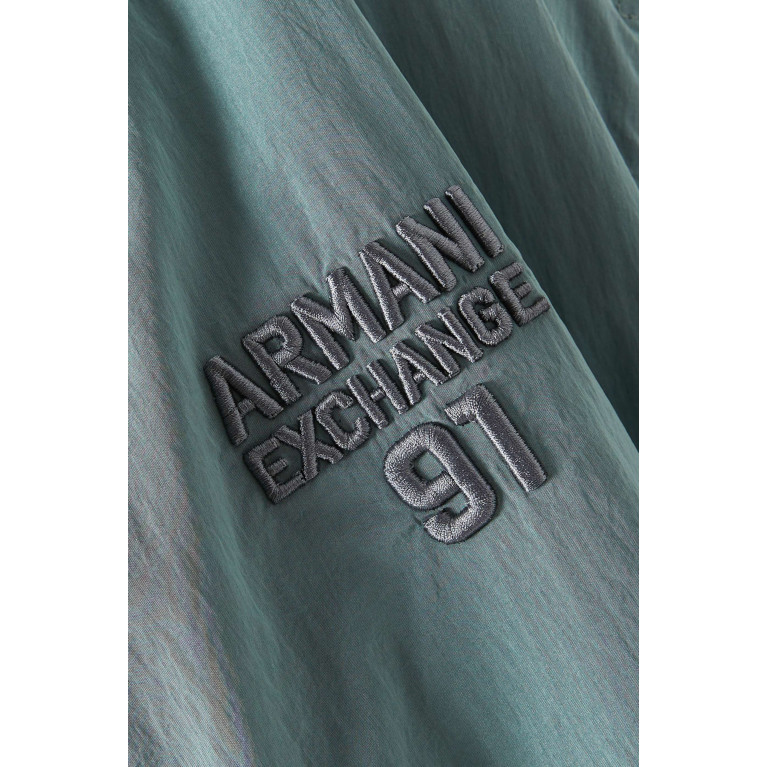 Armani Exchange - AE Logo Bomber Jacket in Nylon