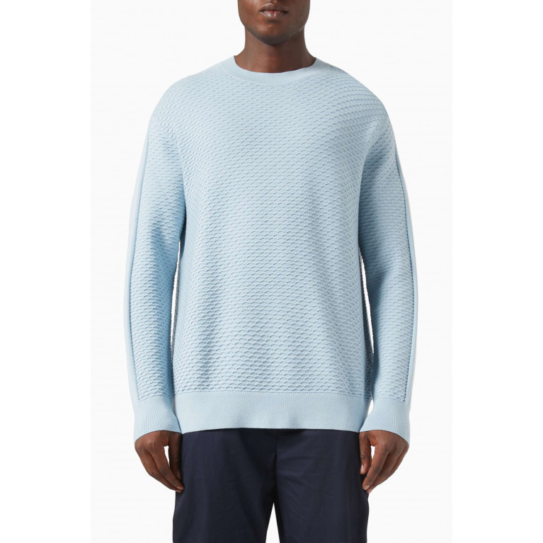 Armani Exchange - Sweatshirt in Honeycomb Knit
