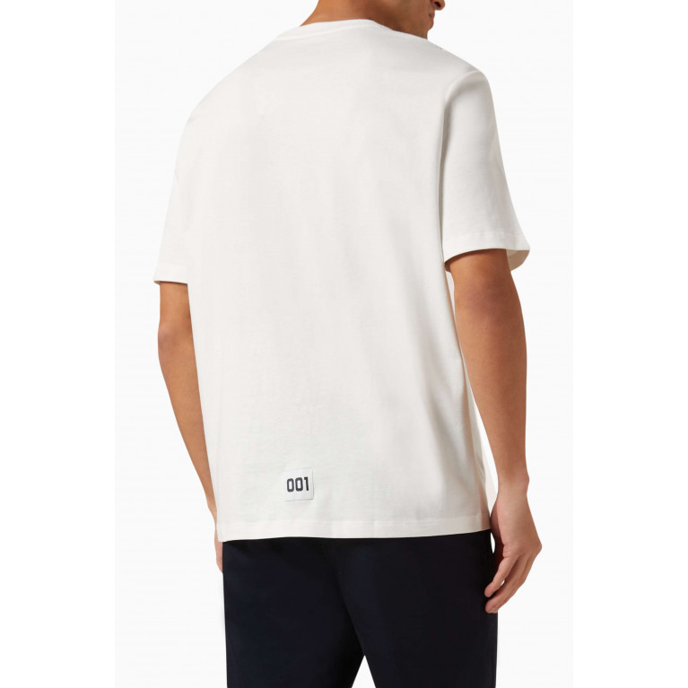 Armani Exchange - Logo T-shirt in Cotton Jersey Neutral