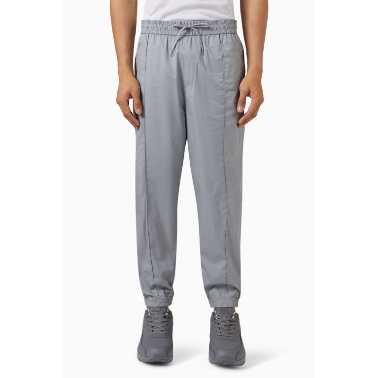 Armani Exchange - Logo Jogger Trousers in Cotton Grey