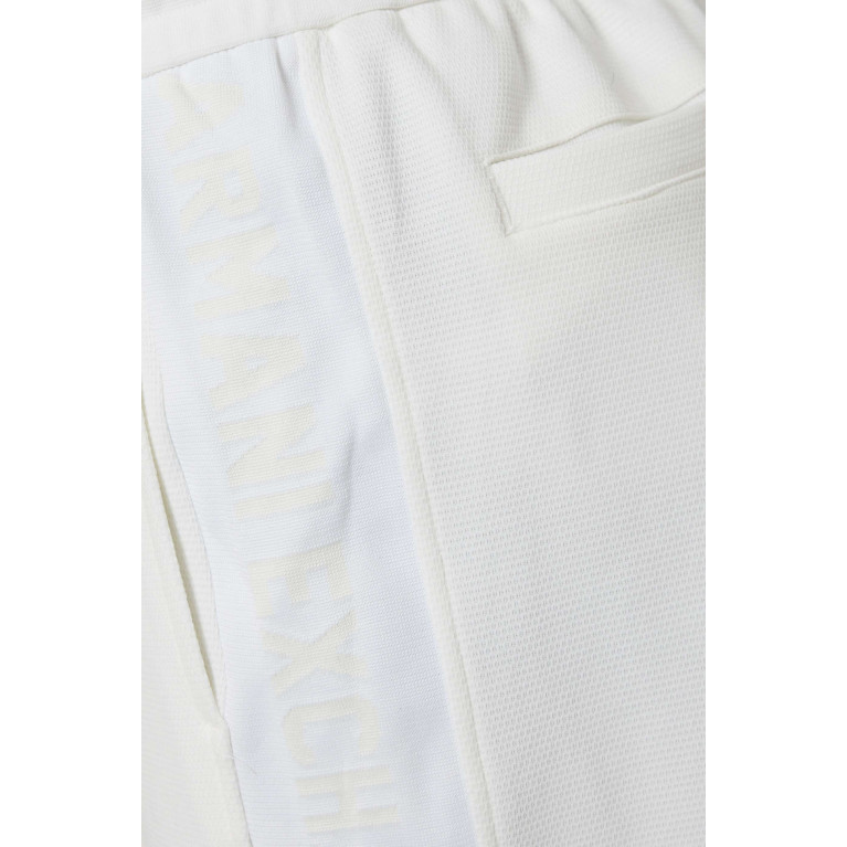 Armani Exchange - Logo Tape Joggers in Cotton & Polyester Neutral