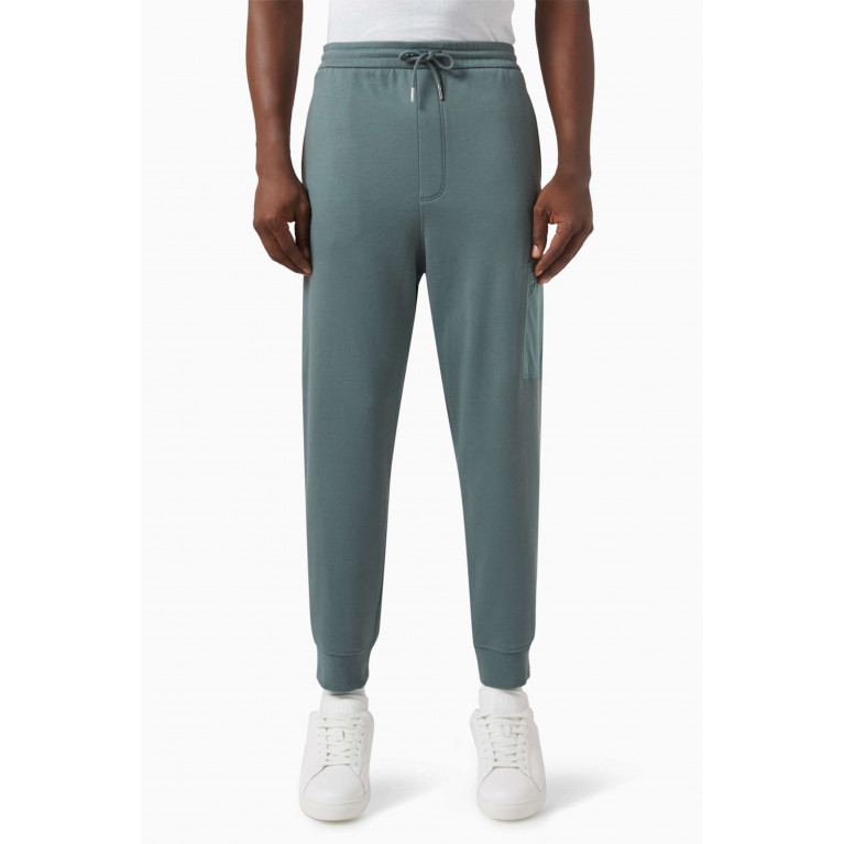 Armani Exchange - Zip-pocket Sweatpants in Cotton Green