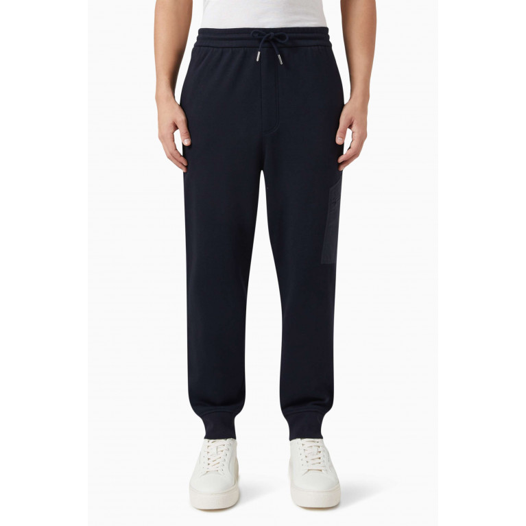 Armani Exchange - Zip-pocket Sweatpants in Cotton Blue