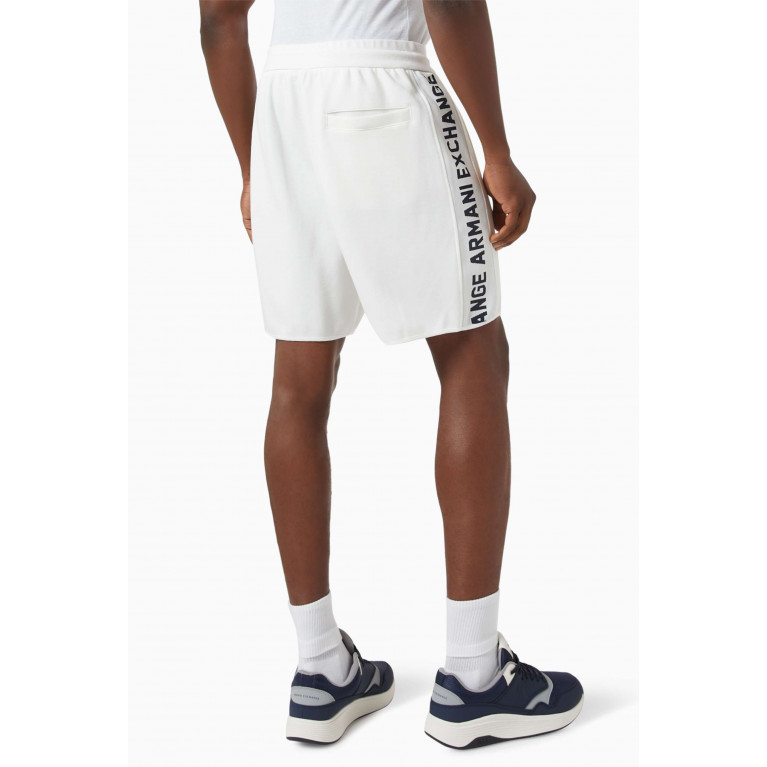 Armani Exchange - Logo-tape Shorts in Cotton-blend