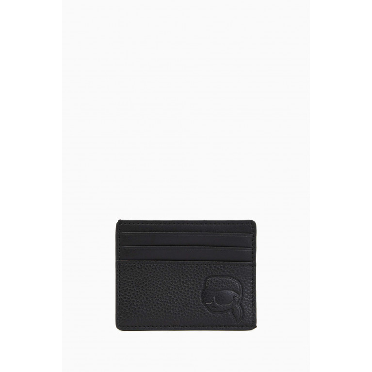 Karl Lagerfeld - K/ Ikonik Card Holder in Leather