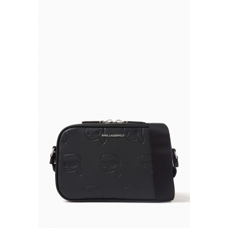 Karl Lagerfeld - K/ Ikonik Logo Camera Crossbody Bag in Leather