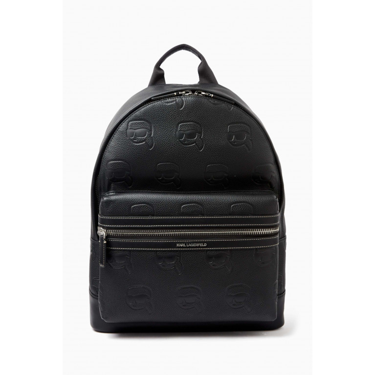 Karl Lagerfeld - K/ Ikonik Logo Backpack in Leather