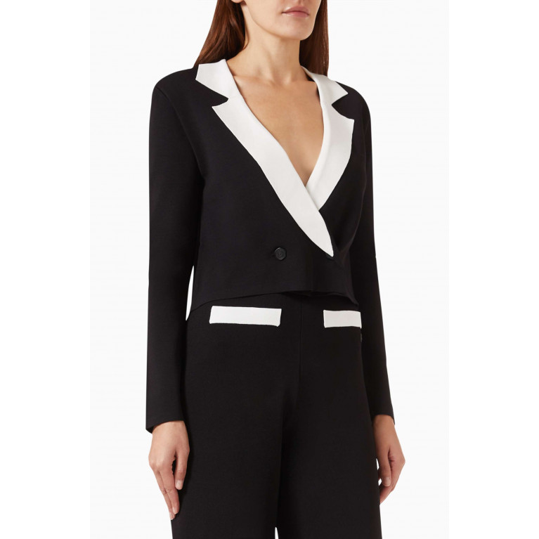 Karl Lagerfeld - Tailored Cropped Cardigan in Knit
