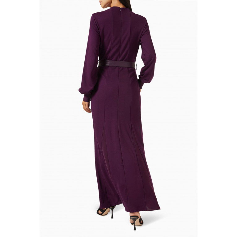 Hukka - Embellished Maxi Dress in Stretch-viscose Blend