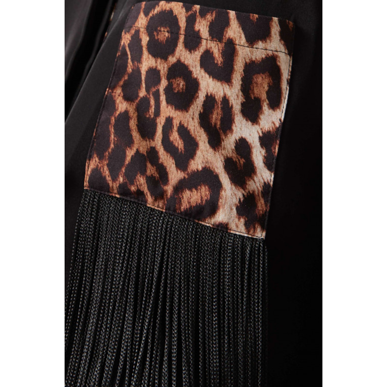 Hukka - Leopard-print Pocket Shirt