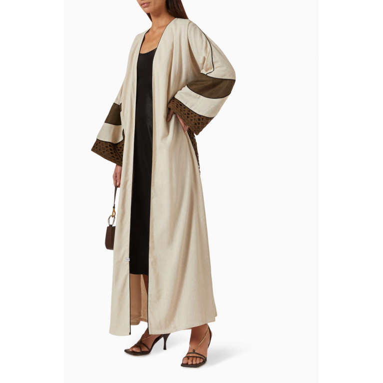 The Orphic - Bisht-style Abaya in Linen