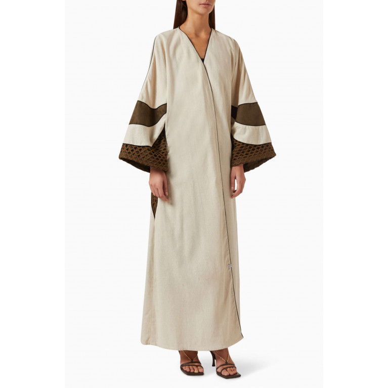 The Orphic - Bisht-style Abaya in Linen