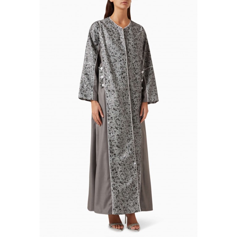 The Orphic - Bisht-style Embroidered Abaya