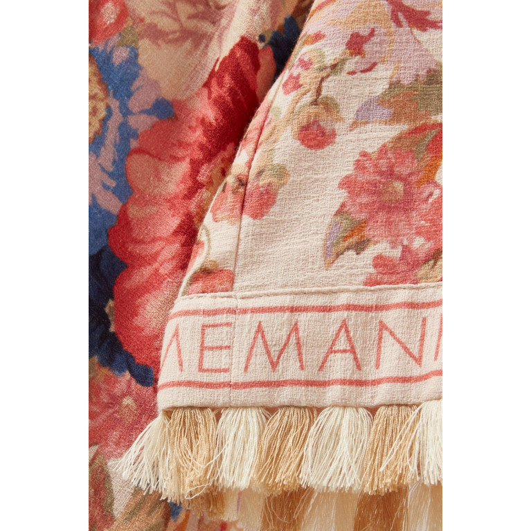 Zimmermann - August Floral-print Coverup in Cotton
