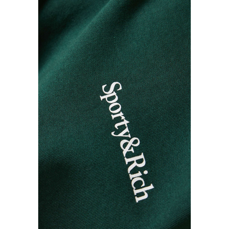 Sporty & Rich - New Health Crew-neck Sweatshirt in Cotton