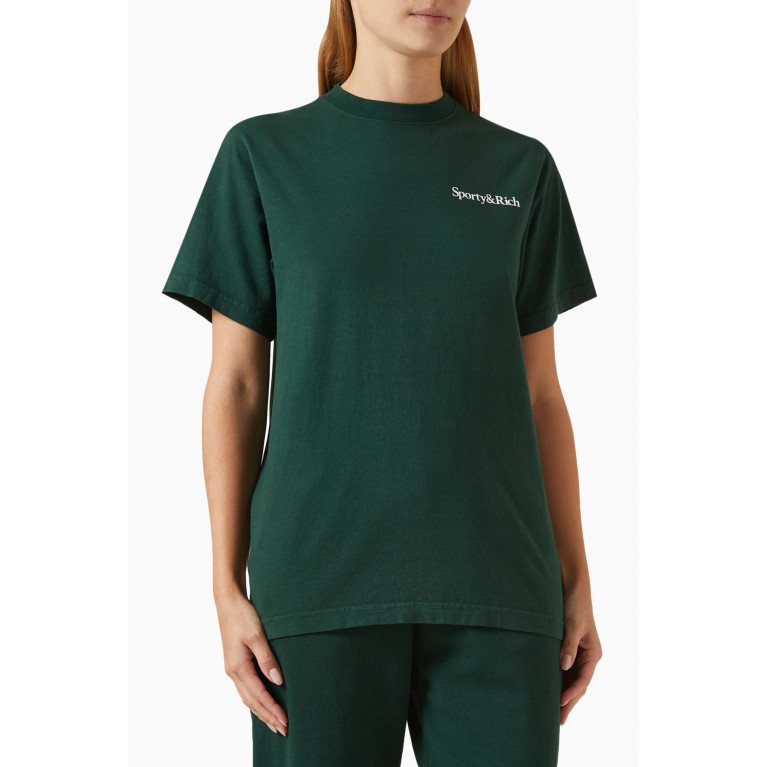 Sporty & Rich - New Health T-shirt in Cotton