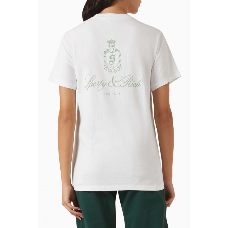 Sporty & Rich - Vendome T-shirt in Cotton-jersey